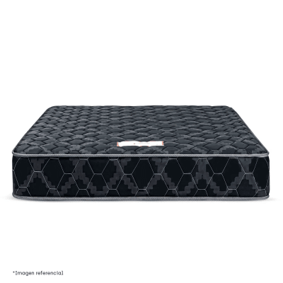 COLCHON 1.5 PLAZAS CONSUL PLUS NEGRO PARAISO RESORTE1