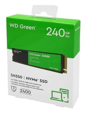 DISCO SOLIDO  WESTERN DIGITAL GREEN SN350/240GB NVME M.22280