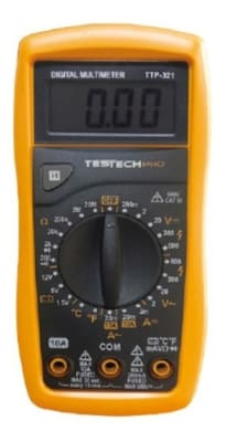 Multímetro Digital Testech Pro TTP-321 Catll 600v AC-DC °C-°F/1 f1.101