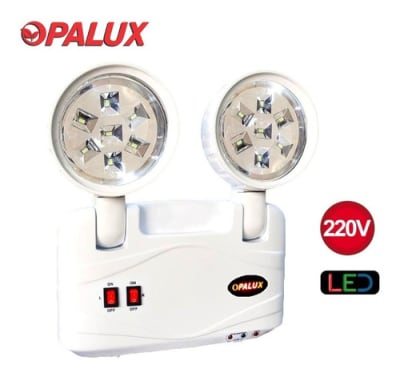 Lampara De Emergencia Opalux 9101.220Led Slim 4V 2.5Amp 14Led Ultrabrillante F1