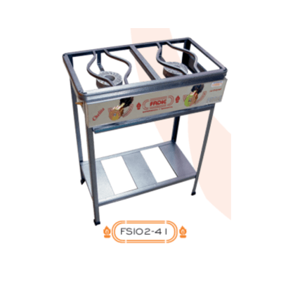 COCINA FADICC SEMI INDUSTRIAL 2H Nº3 PIE CHELITA P/ACERO P/FIJA Q/AL F61