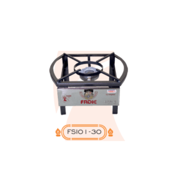 COCINA SEMI INDUSTRIAL 1 HORNILLA Nº3 FADICC FSI01-30 MESA LA BEBA P/ACERO Q/ALUM F4