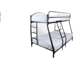 CAMAROTE IKASA DUO NEW 2 PLAZAS ABAJO 1 1/2 PLAZAS ARRIBA ESCALERA BARANDA1