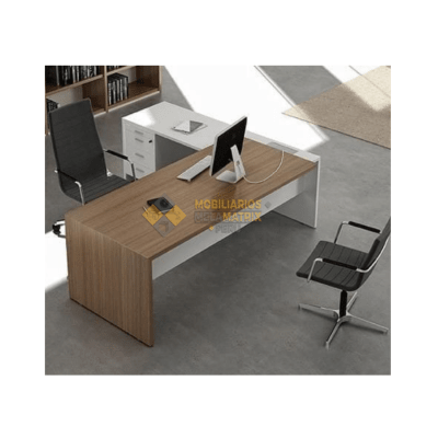 ESCRITORIO MELAMINA L MATRIX SECRET 18MM 4 CAJONES  170X70X78CM F1121