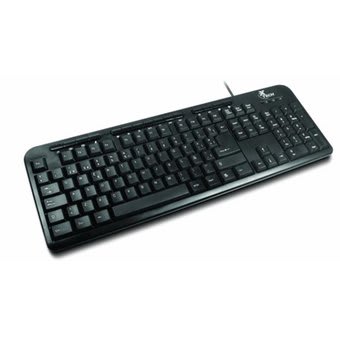 Teclado multimedia Xtech XTK-130 en español Wired USB