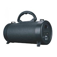 PARLANTE MULTIMEDIA HALION HA-S35 BLUETOOTH CILINDRO NEGRO CON LINTERNA1