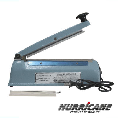 SELLADORA DE BOLSA HURRICANE HD-300M-IR 30CMTS METAL F2.21