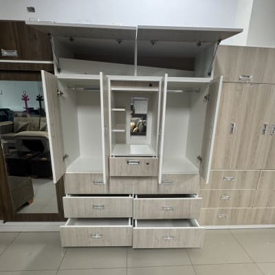 ROPERO 140CM TOCADOR CENTRO MELAMINA RAFA 140ANX200ALTX35FDO CM F1231