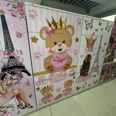 ROPERO 90CM NIÑA MELAMINA MALLQUI 90ANX180ALX40FDO CM F100