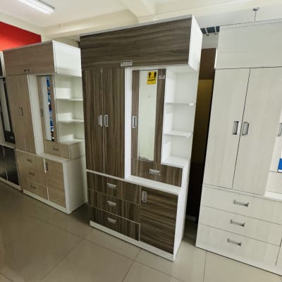 ROPERO 90CM TOCADOR IZQUIERDO MELAMINA MALLQUI 90ANX180ALTX45FDO CM F701