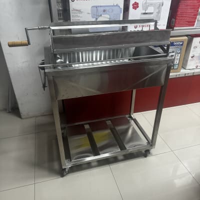 PARRILLA ACERO SOLANO 80CMX115X50 BASE ACERO INOXIDABLE1