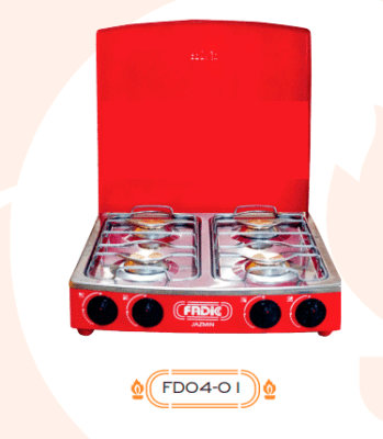 COCINA FADICC 4H JAZMIN  FD04-01 TAB/ACERO C/T  F81