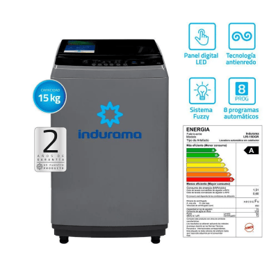 LAVADORA INDURAMA LRI-15DGR 15 KILOS AUTOMATICA1