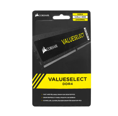 MEMORIA RAM CORSAIR, 8GB, DDR4, 2400 MHZ, PC4-19200, CL-16, 1.2V1