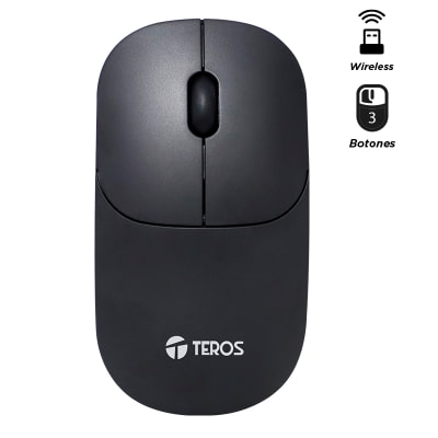 MOUSE TEROS TE-1217S 1000 DPI, receptor USB, 3 botones F1