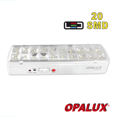 Lampara De Emergencia Opalux Op-208s-20 Tipo Guía 20Led F0.601