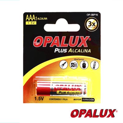 Pilas Opalux Op-3b916 Alcalina AAA 1.5V F0.10