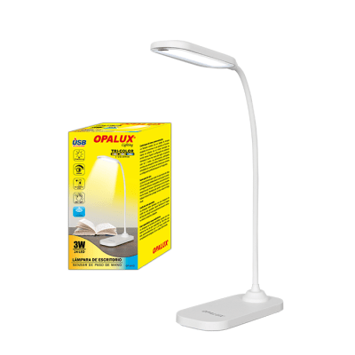 LAMPARA ESCRITORIO OPALUX OP-5612 3W 24 LED CON SENSOR F0.61