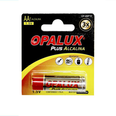 PILA OPALUX OP-6BP16 ALCALINA AA 1.5V F0.10