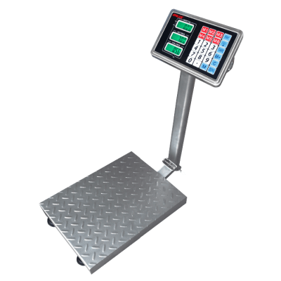 BALANZA PLATAFORMAPALUX OP-9015DD 150KG CON BRAZOO ELECTRONICA DOBLE DISPLAY F4.68