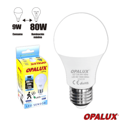 FOCO SENSOR RADAR OPALUX OP-9MW-CW 7200K 800ML F0.21