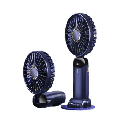 VENTILADOR PORTATIL OPALUX OP-HF36-AZ RECARGABLE C/SOPORTE PARA CELULAR F0.7