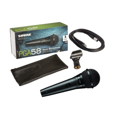 MICROFONO ALAMBRICO SHURE PGA58-XLR