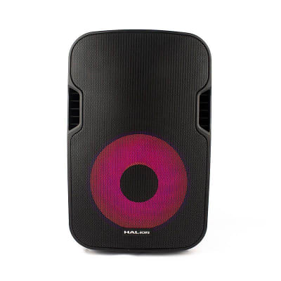 PARLANTE 15¨ BATERIA 1000W HALION PHA-15MB-ALT 1 MICROFONO UHF F191