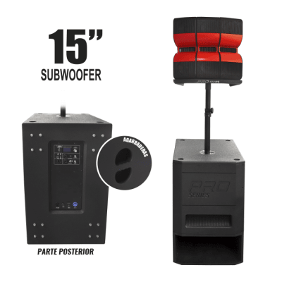 PARLANTE AMPLIFICADO PRO SERIES PS-ES24 15