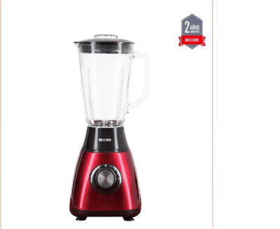 LICUADORA RECORD REC-CY3111G-R 600 WATTS 1.5 LITROS 4 VELOCIDADES + PULSADOR F2.682