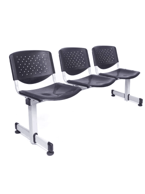 SILLA FIJA VENSO RTA-616T3 3 ASIENTOS SIN TAPIZ