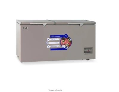 CONGELADORA ILUMI TFI-5502DG 550 LITROS TINA DE ACERO 2 PUERTAS F722