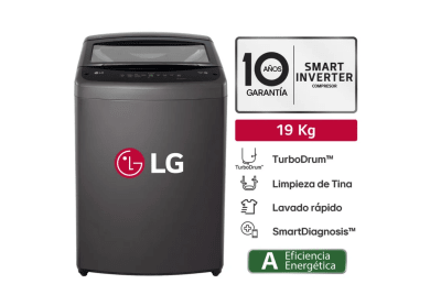 LAVADORA LG WT19BVTB 19 KILOS F701