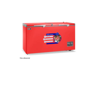 CONGELADORA ILUMI TFI-4402RE 440 LITROS TINA DE ACERO CON TAPA 2 PUERTAS F671