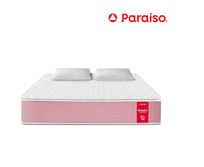 COLCHON KING MEDALLON ERGOSOFT PARAISO 375 RESORTES 2 ALMOHADAS 1 PROTECTOR