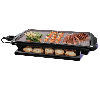 PLANCHA Y PARRILLA ELECTRICA OSTER CKSTGR5085-053 BIOCERAMICA F51