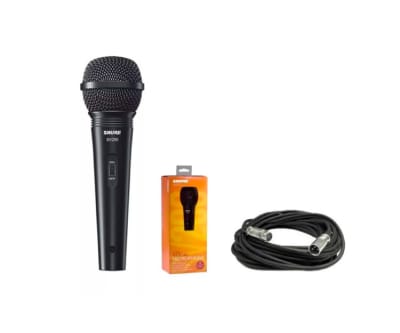 MICROFONO ALAMBRICO SHURE SV200 VOCAL C/CABLE XRL F21