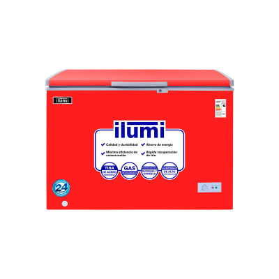 Congelador con tina de Acero Inoxidable Ilumi TFI-3200RE de 320 Litros f371