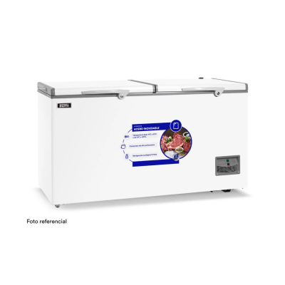 CONGELADORA ILUMI TFI-4402WH 440 LITROS TINA ACERO INOXIDABLE F60