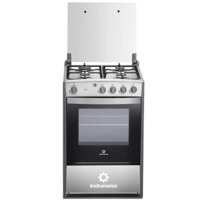 COCINA PIE INDURAMA VIENA QUARZO 4 HORNILLAS ENCENDIDO ELECTRICO ILUMINACION INTERIOR F401