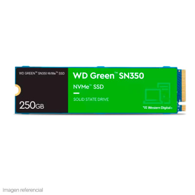 DISCO SOLIDO Western Digital Green SN350 M.2 2280 NVME 250GB1