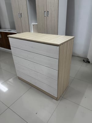 COMODA MELAMINA RAFA 100X90X45CM MUJER F501