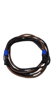 PACK CABLE AUDIO INDECO 2X14AWG 8MTS+ SPEAKON A SPEAKON AJV 4 PINES