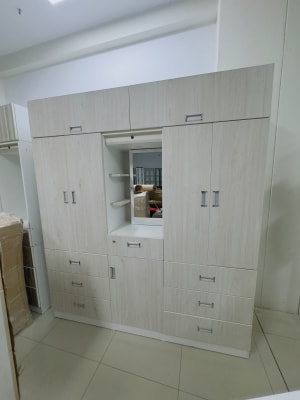 ROPERO 180CM TOCADOR CENTRO MELAMINA RAFA 180ANX200ALTX40FDO CM F1701