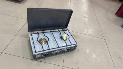 COCINA MESA 2 HORNILLAS FADIC FD02-20 CLASICO CHICO TABLERO ACERO CON TAPA F62