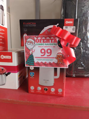 COMBO HERVIDOR RECORD REC-CLHBL100+PLANCHA RECORD REC-CLPBL101