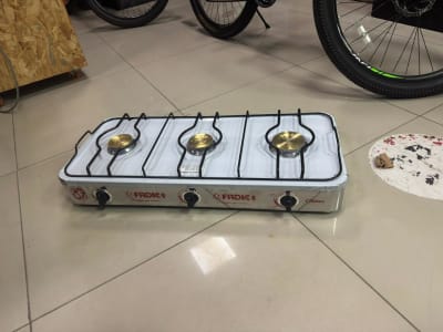 COCINA MESA 3 HORNILLAS CLASICO FADICC FD03-04 TODO ACERO SIN TAPA F7.21