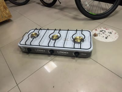 COCINA MESA 3 HORNILLAS CLASICO FD03-02 TABLERO ACERO SIN TAPA FADICC F7