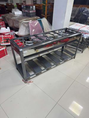 COCINA SEMI INDUSTRIAL 3 HORNILLAS N°6 FSI03-40 LUXE Q/AL FADICC F211