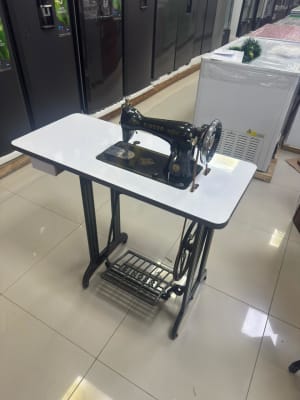 PACK MAQUINA COSER SEMI INDUSTRIAL SINGER 15CD+MUEBLE TABLERO FORMICO CARDENAS+CORREA CUERO CARDENAS1